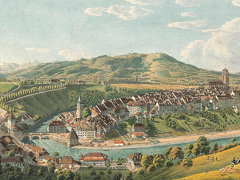 Blick auf Berner Altstadt