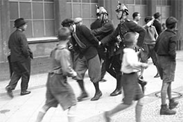 Verhaftung eines Demonstranten