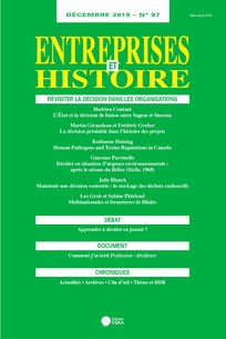 Entreprise et histoire