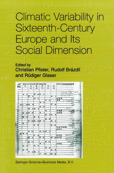 Climate Variability 16th Century Europe