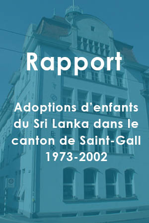 Adoptions d’enfants du Sri Lanka dans le canton de Saint-Gall, 1973-2002