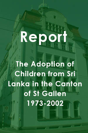 The Adoption of Children from Sri Lanka in the Canton of St Gallen 1973- 2002