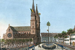 Vereinigungsfest von Stadt und Land auf dem Münsterplatz in Basel am 22. Januar 1798