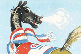 Esso Werbeplakat 1945