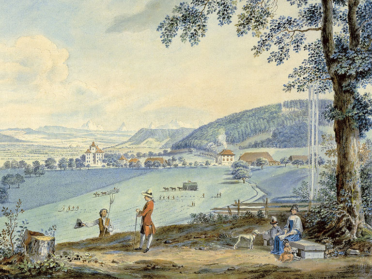 Aberli Mustergut Tscharner 1775